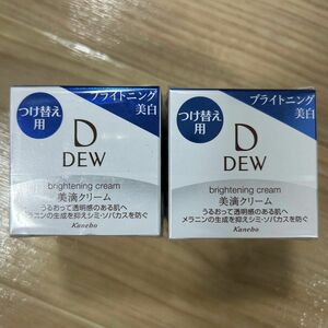 DEW ブライトニングクリーム レフィル 30g（医薬部外品）×2セット