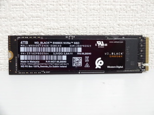 WD_Black SN850X NVMe SSD WDS400T2X0E 4TB