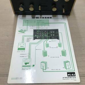 サンスイ QS-100 4CHANNEL REARAMPLIFIER 44チャンネル リアアンプ レトロ 音響機器 ヴィンテージ アンプの画像9