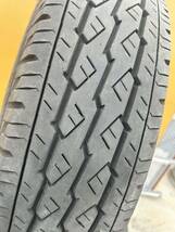 ★☆直接引き取りも可能！！(613)　ブリヂストン V600 195/80R15 107/105L 15×6J　ホイール付き4本セットバランス調整完了☆★_画像3