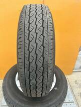 ★☆直接引き取りも可能！！(613)　ブリヂストン V600 195/80R15 107/105L 15×6J　ホイール付き4本セットバランス調整完了☆★_画像2