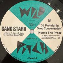 ■1989年 オリジナル US盤 Gang Starr - Worlds I Manifest 12”EP WP1012 Wild Pitch Records_画像4