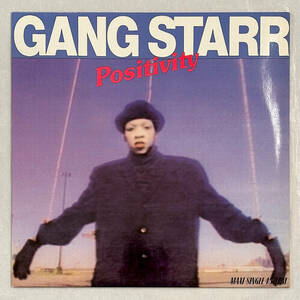 ■1990年 オリジナル Germany盤 Gang Starr - Positivity 12”EP 120-07-352 Bellaphon / DJ Premier / Guru