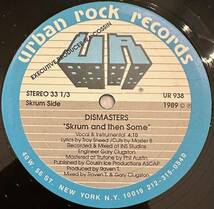 ■1989年 オリジナル US盤 Dismasters - Black and Proud / Skrum and Then Some 12”EP UR 938 Urban Rock Records_画像4