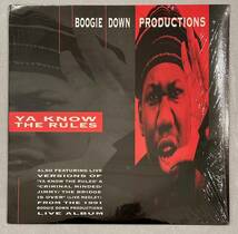 ■1990年 オリジナル US盤 Boogie Down Productions - Ya Know The Rules 12”EP 1425-1-JD JIVE_画像1