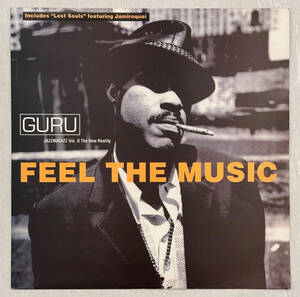 ■1995年 オリジナル UK盤 Guru - Feel The Music 12”EP 12COOL 313 Cooltempo