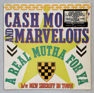 ■1989年 オリジナル US盤 Cash Money and Marvelous - A Real Mutha For Ya / New Sheriff In Town 12”EP SLX-40145 Sleeping Bag