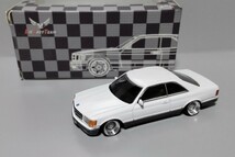 希少 レア DCT ダイキャストチーム 1/64 メルセデスベンツ 500 SEC 改 W126 クーペ 560 AMG ブラバス 深リム BBS ローダウン カスタム 改造_画像10