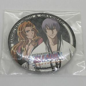 未使用 BLEACH【市丸ギン＆松本乱菊】缶バッジ ナンジャタウン 2010 屋台景品 非売品 経年品の画像1