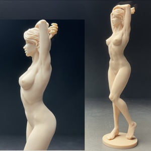 樹脂製　西洋彫り　女神　ヌード　デッサン人形　ポージング　女性　少女　フィギュア　美人　裸婦　仏像　置物　　重さ約87ｇ