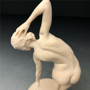 樹脂製 西洋彫り 女神 ヌード デッサン人形 ポージング 女性 少女 フィギュア 美人 裸婦 仏像  重さ約125ｇの画像10
