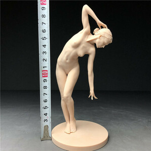 樹脂製 西洋彫り 女神 ヌード デッサン人形 ポージング 女性 少女 フィギュア 美人 裸婦 仏像  重さ約125ｇの画像8