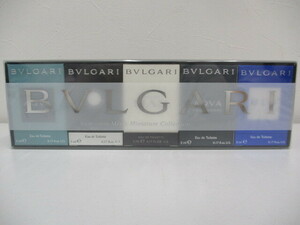 1981A　香水 BVLGARI ブルガリ TRAVEL COLLECTION トラベルコレクション メンズ 5ml×5本セット 未開封