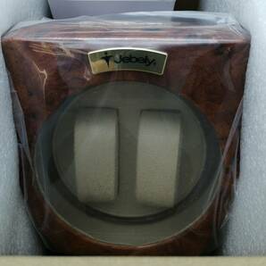 y2592 未使用品 Jebely ジェベリー ワインディングマシーン WATCH WINDER ウォッチワインダー 2本巻 時計用ケースの画像6