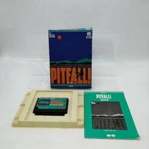 y2605 MSX ロムカートリッジ ピットフォール PITFALL！ PONYCA アクティビジョン 箱 取扱説明書 ソフト付き ゲームソフト ROMカートリッジ