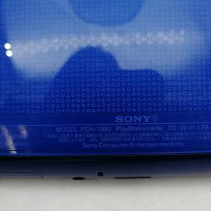 y2672 SONY PSVITA PCH-1000 本体 wifiモデル ビータ ヴィータ プレイステーション プレステ PS ソニー 中古品 現状品 ブルー 進撃の巨人の画像8