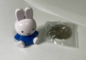 Go)ゴルフ用マーカー マグネットタイプ 座りタイプ ミッフィー/miffy 青/ブルー/blue