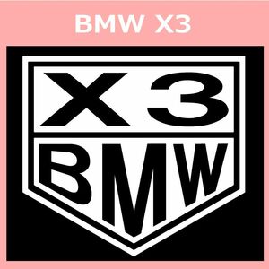 VT1)BMW_X3 cutting sticker seal 