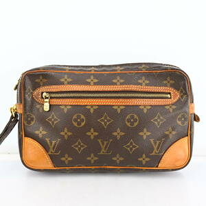 LOUIS VUITTON ルイヴィトン M51825 モノグラム PVC マルリードラゴンヌGM クラッチバッグ ブラウン H1725C604