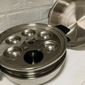 ロイヤルクイーン 鍋セット 5PLY STAINLESS STEEL COOKWARE 未使用欠品ありの画像3