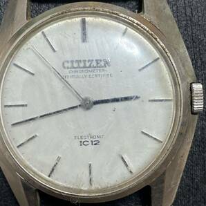 腕時計 CITIZEN CHRONOMETER OFFICIALY CEATIFIED IC12 gold K14WG の画像2