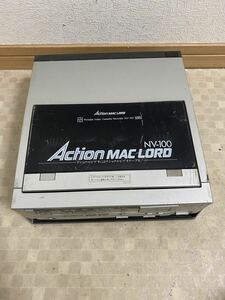 動作未確認National Action MAC LORD NV-100 ポータブルビデオカセットレコーダー