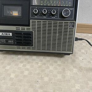 通電OK AIWA TPR-230 ラジオカセットレコーダー の画像3