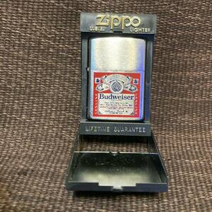 喫煙具 ZIPPO ジッポ Budweiser オイルライター USA 1991年製　未使用　【0402-3】