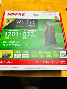 バッファロー(Wi-Fi6対応) BUFFALO WSR-1800AX4S-BK