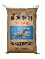 鯉の餌 コイ育成34（低蛋白）6P(約6mm) 20kg マルイ産業 金魚や観賞魚の餌にも (沖縄県、離島は配送不可)