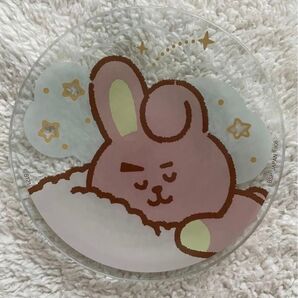 透明で小さいサイズが可愛い BT21 COOKY ガラス皿 一番くじ