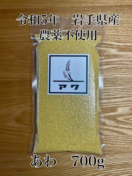 令和5年　岩手県産　もちあわ　雑穀　国産　農薬不使用　700g -6-