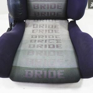 売り切り!! BRIDE ブリッド セミバケット シート 底止めレール用 右側レバー式の画像3