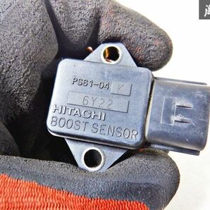 保証付 純正 ABA-JB23W ジムニー ランドベンチャー K6A ターボ 5MT 2005年10月 5型 プレッシャー MAP センサー BOOST SENSOR PS61-04 棚E4aの画像3