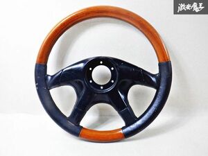  selling out * rare italv lanti Formel Italvolanti wooden steering wheel steering wheel approximately 370mm all-purpose immediate payment shelves 2D1