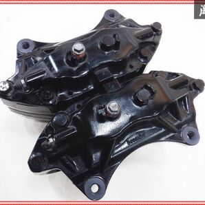 純正 brembo ブレンボ GRB インプレッサ WRX STI B型 対向 4POT 2POT キャリパー 前後 1台分 メッシュホース ディクセル パット付 棚2J1の画像4