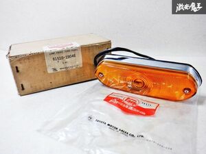 売り切り☆当時物 新品☆トヨタ純正 カローラ 1200 フロント シグナル ランプ 81510-19046 箱付き 即納 棚V13