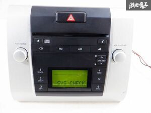 保証付 動作OK SUZUKI スズキ純正 MH21S ワゴンR CD デッキ プレーヤー AM FM ラジオ PS-3066J-A 39105-65K02 棚D4