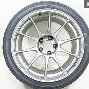 Weds ウェッズ WedsSport ウェッズスポーツ TC105N 18インチ 9.5J +10 5穴 PCD114.3 ホイール 単体 2本 GT-R JZX100 チェイサー マークIIの画像3