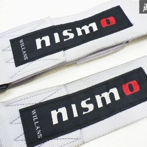 希少! 売り切り WILLANS ウィランズ nismo ニスモ 4点式 カムロック式 3インチ 2018年 シートベルト ハーネス シルバー 走行会 レース 棚C7の画像5