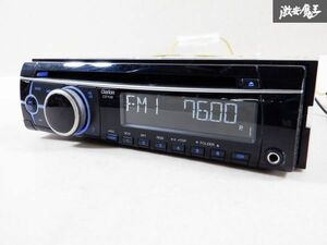 保証付 動作OK♪clarion クラリオン CD デッキ プレイヤー レシーバー CZ102 1DIN カーオーディオ 棚C10