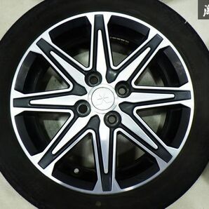 三菱純正 B11W eKワゴンカスタム 15インチ 4.5J +46 4穴 PCD100 ホイール ブリジストン REGNO 165/55R15 75V タイヤの画像4