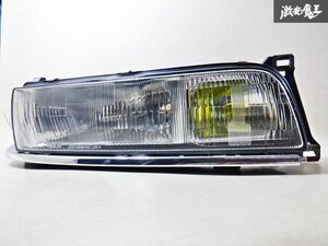  Nissan original GF31 Leopard halogen head light headlamp right driver`s seat KOITO 100-66182 110-66170 immediate payment shelves P6