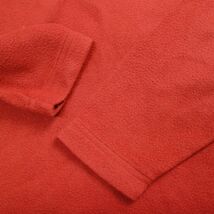 モンベル mont-bell シャミース フリース ハーフジップシャツ 赤系 メンズ L アウトドア_画像3