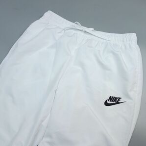 ナイキ NIKE 裏地メッシュ ウーブン ベーシック トラックパンツ 白 メンズ XL ジャージ 861779 イージーパンツの画像2