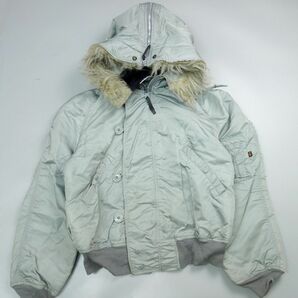 ALPHA INDUSTRIES アルファインダストリーズ N-2B USA製 フライトジャケット ミリタリー L メンズの画像1