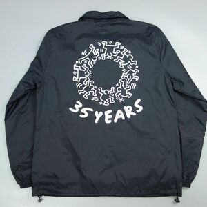 THRASHER スラッシャー Keith Haring キースヘリング 35th COACH JKT 35周年コーチジャケット M ブラック メンズ