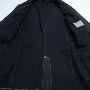 Y’s for men yohji yamamoto ワイズフォーメン ヨウジヤマモト 製品染 ステッチデザインジャケット 3 メンズ ブラック MC-J09-012の画像3