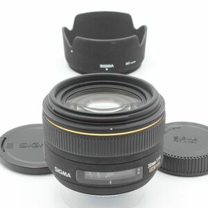 【極美品】 SIGMA シグマ 30mm F1.4 EX DC HSM フード 付き ニコン Nikon 35016