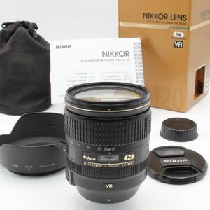 【美品】 Nikon ニコン AF-S NIKKOR 24-120mm f4 G ED VR 元箱 付属品 付き nikon NIKON 35009